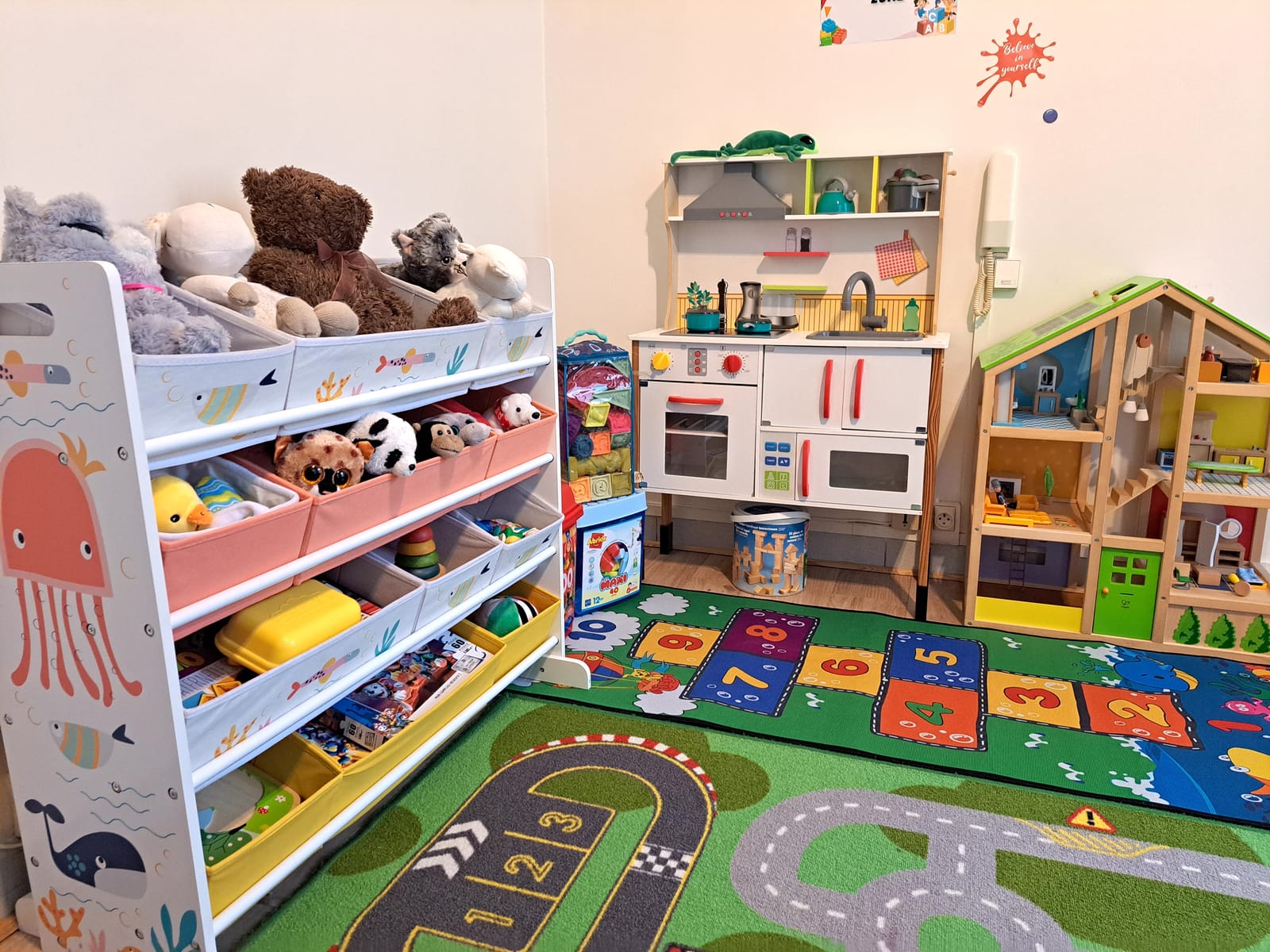 Happy children learning
